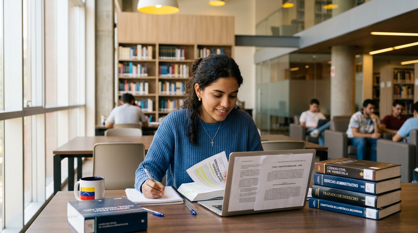 Estudiantes en la biblioteca de la UGMA